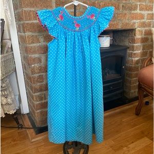 Smocked Girls Dress size 4